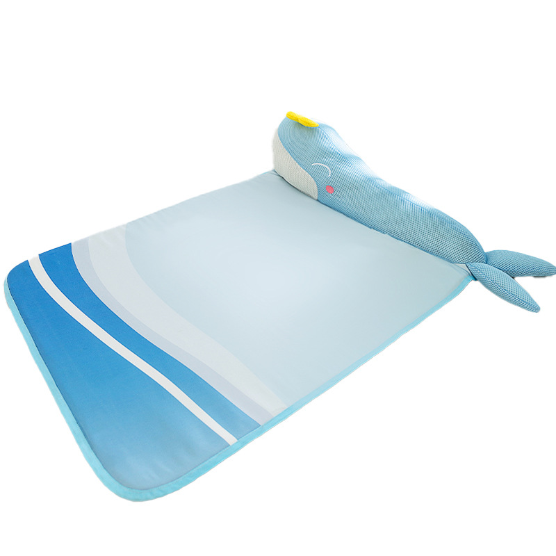 Primavera y verano Cat Little Dolphin Sofá Almohada con forma de animal Muñeca Cojín Perro Verano Cojín Mascotas para gatos