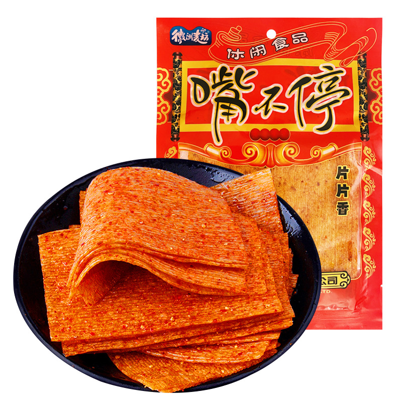 Hui Zhou Maifang Mouth Non-stop Slices Fragrant, Spicy and Spicy Rice Noodles Wholesale 82g/Bag