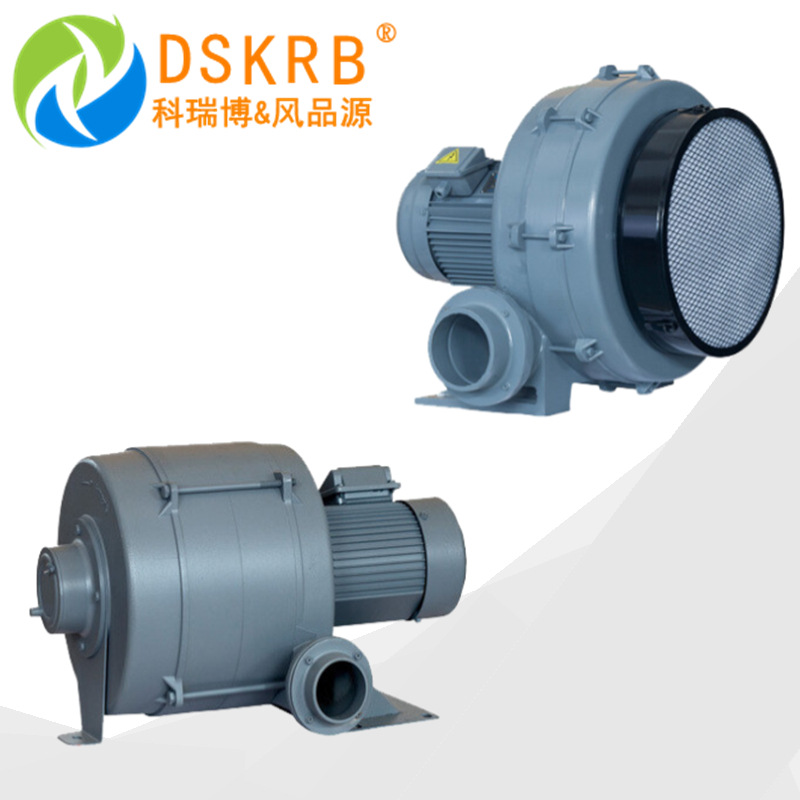 HTB透浦多段式鼓风机HTB125-503 3.7kw380v危险气体输送防爆风机