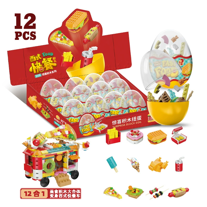 Продовольственный грузовик строительные блоки мороженое для гурманов образовательные совместимые Lego Building Bogle Machine детские игрушки для стойла