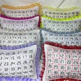 简约排线包针插包大数字成品［现货］颜色随机纯手工绢花通用其他