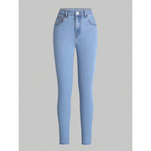 I 15128 Nine-point skinny jeans �ŷ�С��ţ�п�羳����ͨ