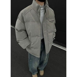 美式复古时尚保暖棉服冬季外套秋冬款加厚面包服棉袄皮棉衣男生款