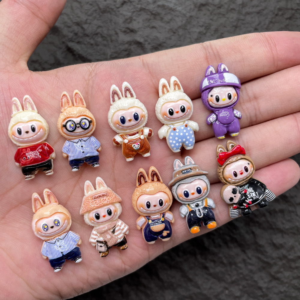 漫画子供のような楽しい bubu10 樹脂アクセサリー diy 携帯電話ケース下駄バックルヘアアクセサリー装飾材料卸売