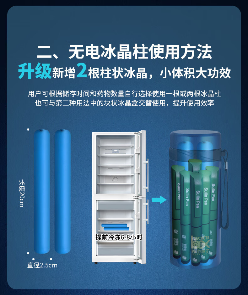 Insulin refrigerated box portable mini refrigerator portable car small drug hormone constant temperature refrigerated cup