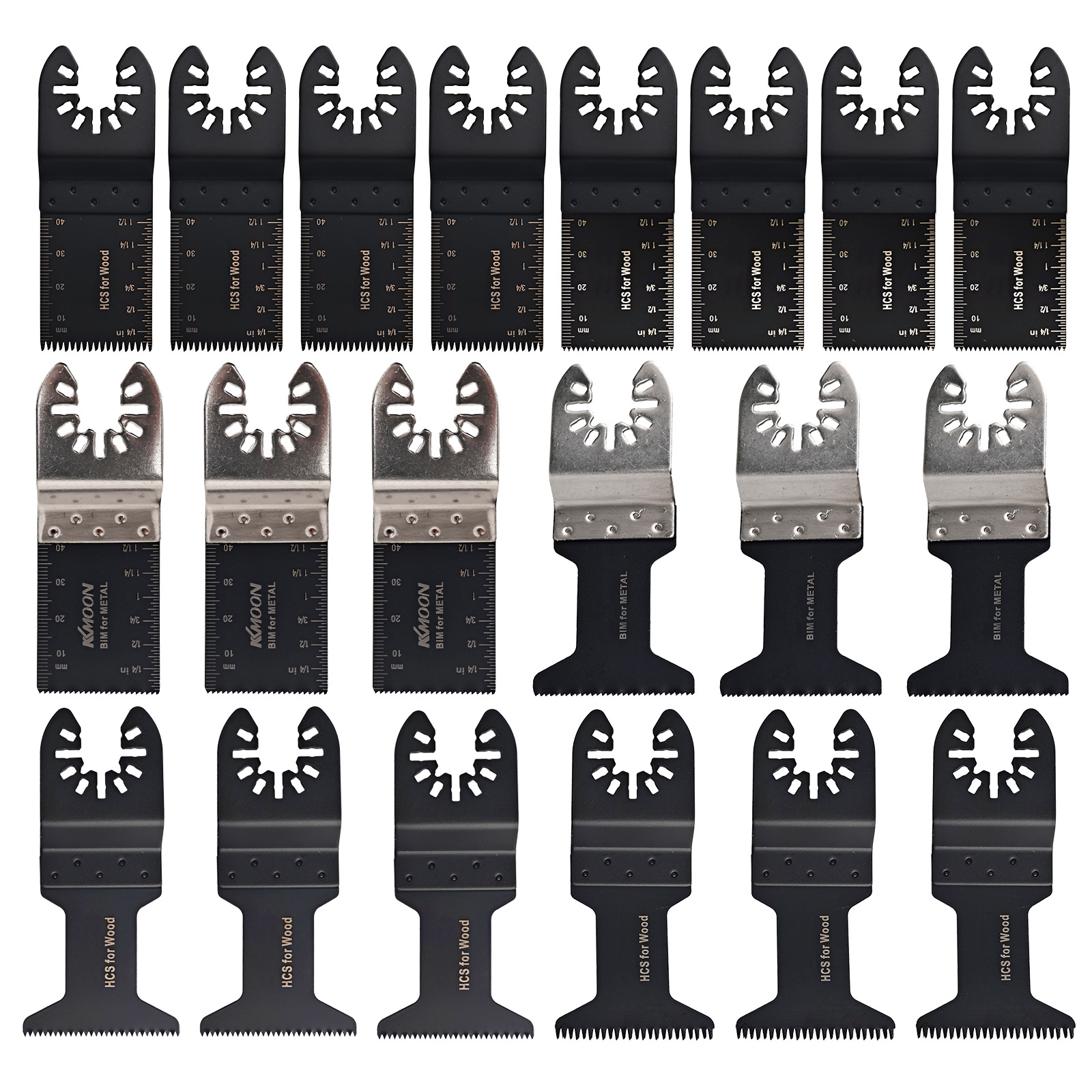 高碳钢短长斜齿木工锯片万用宝配件20件套装万用宝锯片修整机工具