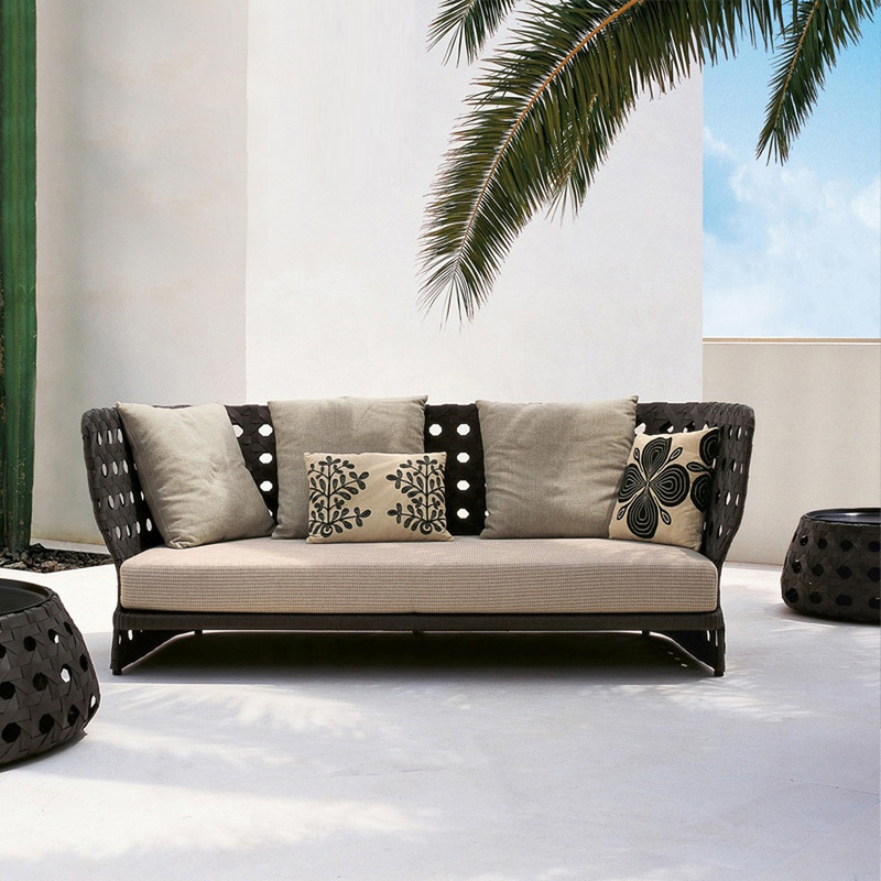 戶外藤編沙發休閒庭院室外家具別墅酒店露天架空層藤椅沙發組合