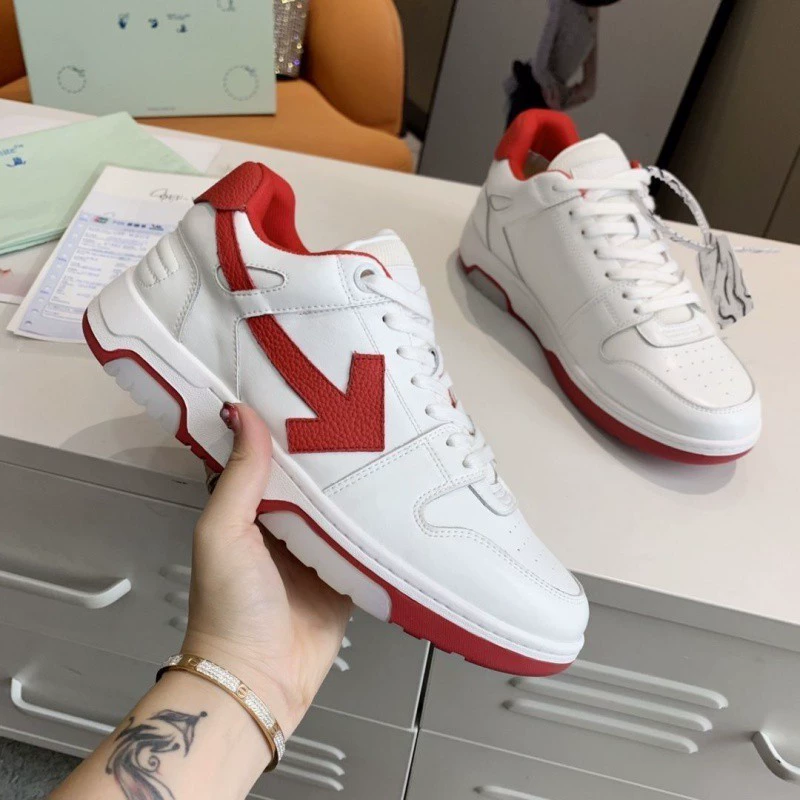 Putian Shoes Cross-border Supply Off-WHITE стрелка низко-снятые кроссовки мужские и женские офис