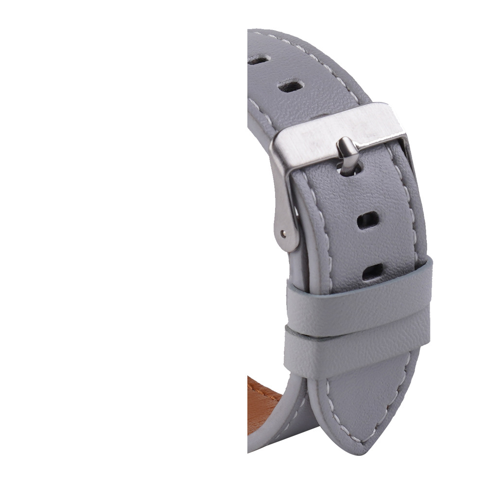 Aplicable a Huawei Samsung WATCH3 GT3WATCH 3Pro reloj inteligente correa de cuero plana fábrica en stock