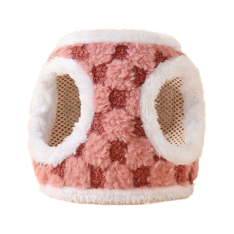 Cuerda de tracción de gato de otoño e invierno para mascotas transfronterizas Cómoda correa de felpa para el pecho cuerda para perros pequeña cuerda de tracción para perros al por mayor