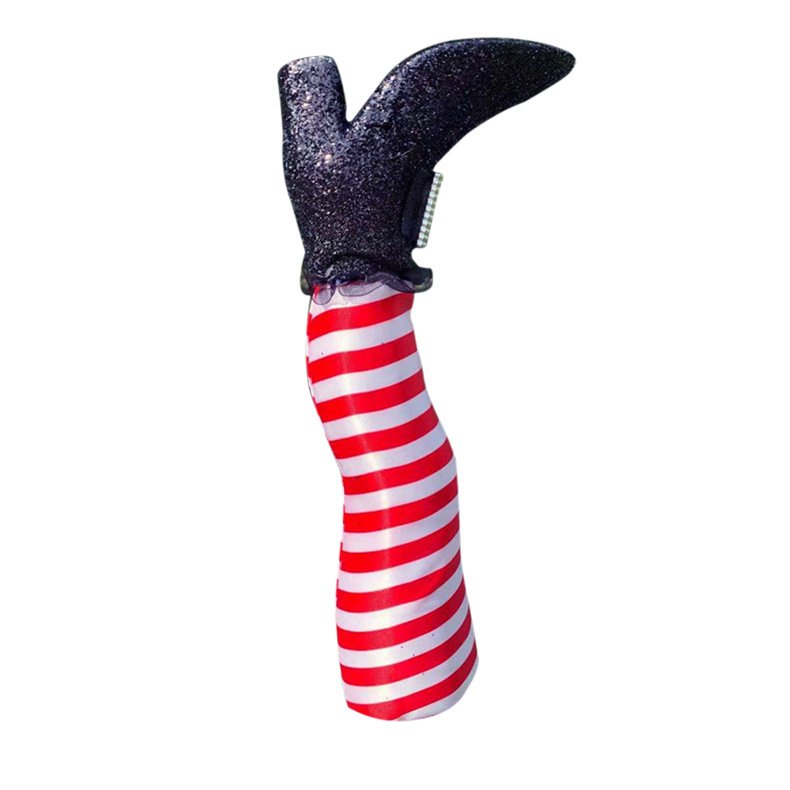 Transfronterizos Halloween patio al aire libre bruja pierna plug-in bruja malvada pierna Halloween bruja pierna decoración