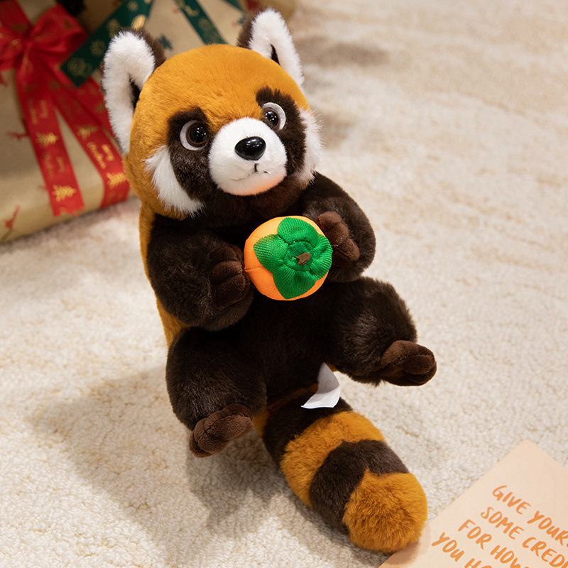 Transfronterizo codicioso capibara muñeca del delfín muñeca de peluche brotes de bambú panda gigante pequeño mapache muñeca de tela mujer