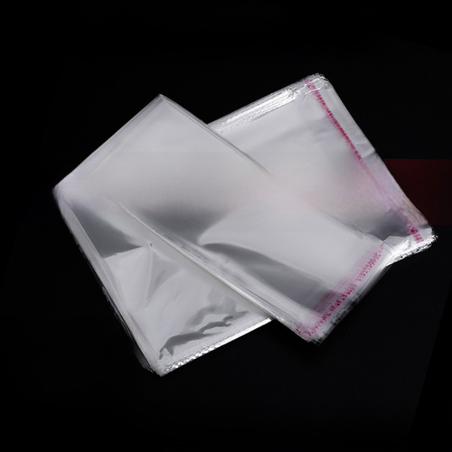 OPP self-adhesive bags, transparent plastic packaging bags for clothing, socks, towels, toys, self-sealing bags, wholesale