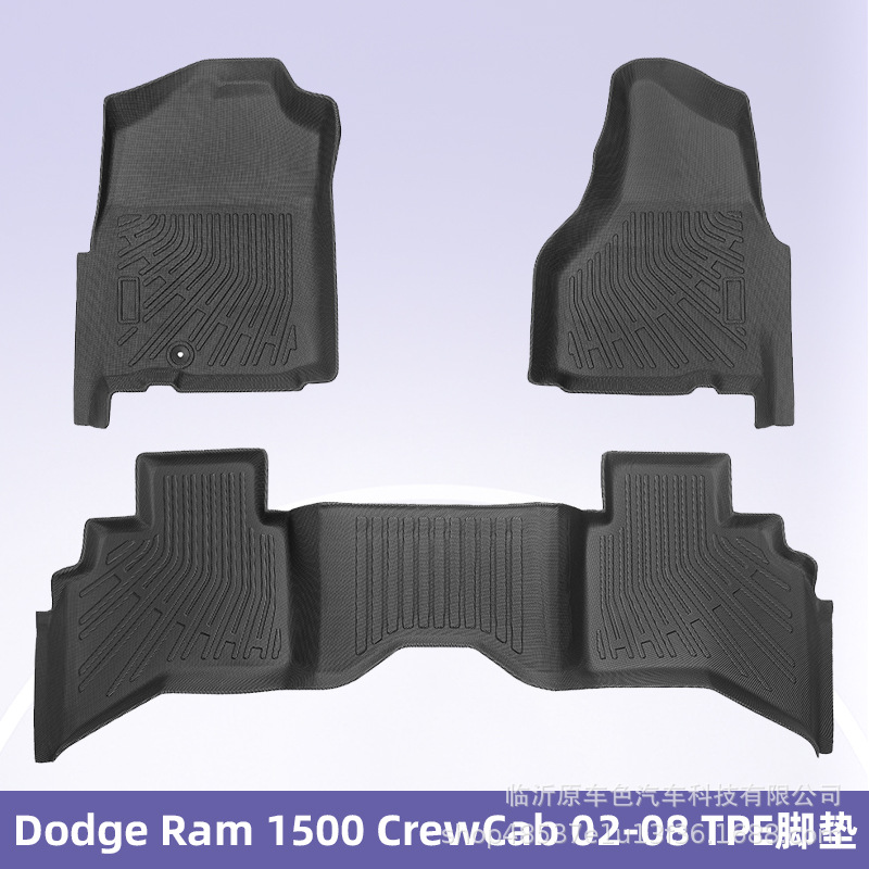 Para el Dodge Ram1500 CrewCab 02-08 3D TPE para todo el tiempo