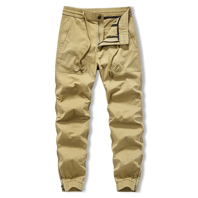Spring autumn elastic casual trousers