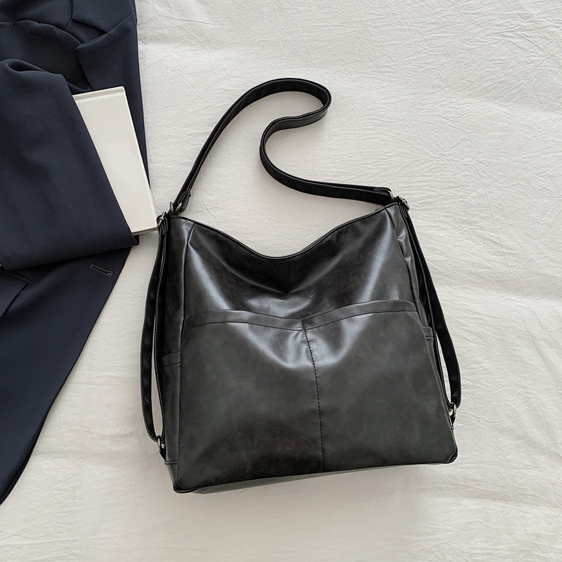 PU Leather Waterproof Backpack & Crossbody Bag for Women, 2-in-1 Commuter Tote Bag 2025 New Arrival, Shoulder Bag for School - Thumbnail 8