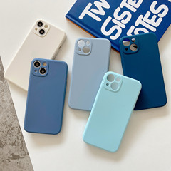 IPhone15携帯電話ケースの正孔ストレートエッジは液体シリコンリンゴ13携帯ケースのソフトケース16保護カバーに似ている