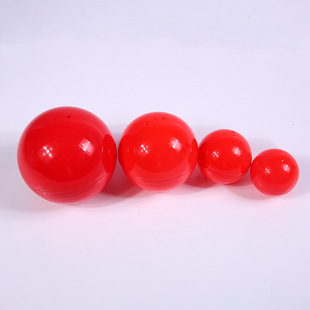 28mm 32mm Gashapon Shell Large Red Plastic Pp Ball 75mm Eggshell 10cm Gashapon Ball Round Opening Lottery Ball