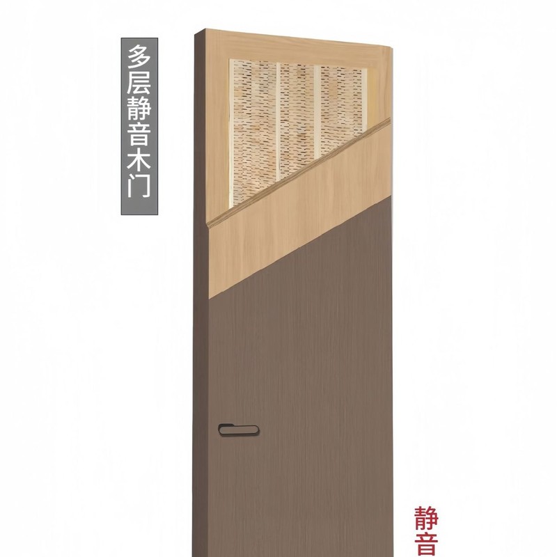原木无漆门酒店房间门工程门家用卧室木门隔音卧室门实木门套装门|undefined