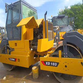 徐工10吨双钢轮振动二手压路机图片 6吨双钢轮二手压路机价格