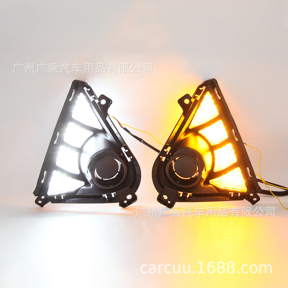 Aplicable a 22 - 23 Hyundai Accent luces diurnas 21 acento luces diurnas [4 barras · 2 colores]