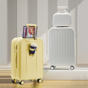 Multifunctional luggage trolley luggage universal wheel new password travel boarding box 24 net red factory direct supply