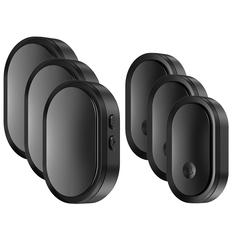 无线门铃三拖三智能电子防水门铃呼叫器远距离摇控家用叮咚门铃