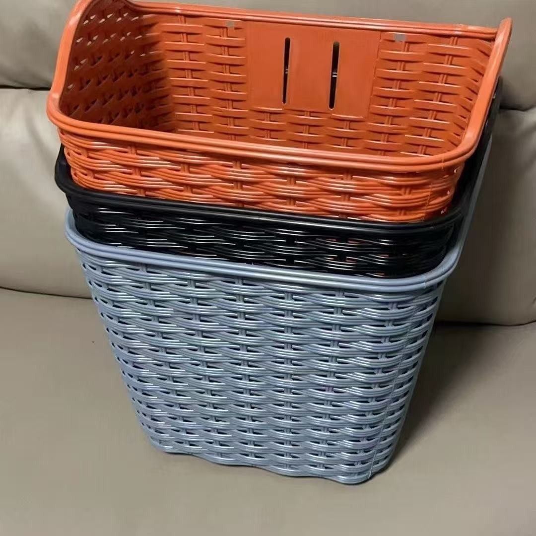 Waterproof inner bag for electric bike rear basket, hanging basket storage, enlarged backpack, bike basket with backrest, vegetable basket