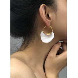 欧美几何耳环耳坠耳饰女 серьги ж eardrop earring women