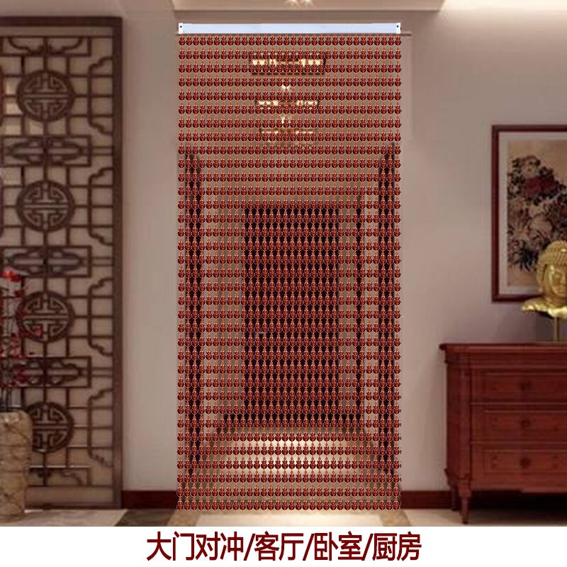Crystal Bead Curtain Door Curtain Partition Curtain Feng Shui Gourd Mosquito and Fly Repellent Plastic Household No-Drill Bathroom Toilet Living Room Crystal Bead Curtain Door Curtain Partition Curtain Feng Shui Gourd Mosquito and Fly Repellent Plastic Household No-Drill Bathroom Toilet Living Room