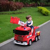 Электрическая интерактивная игрушка с сидением подходит для мужчин и женщин, пожарная машина, дистанционное управление, для детей и родителей