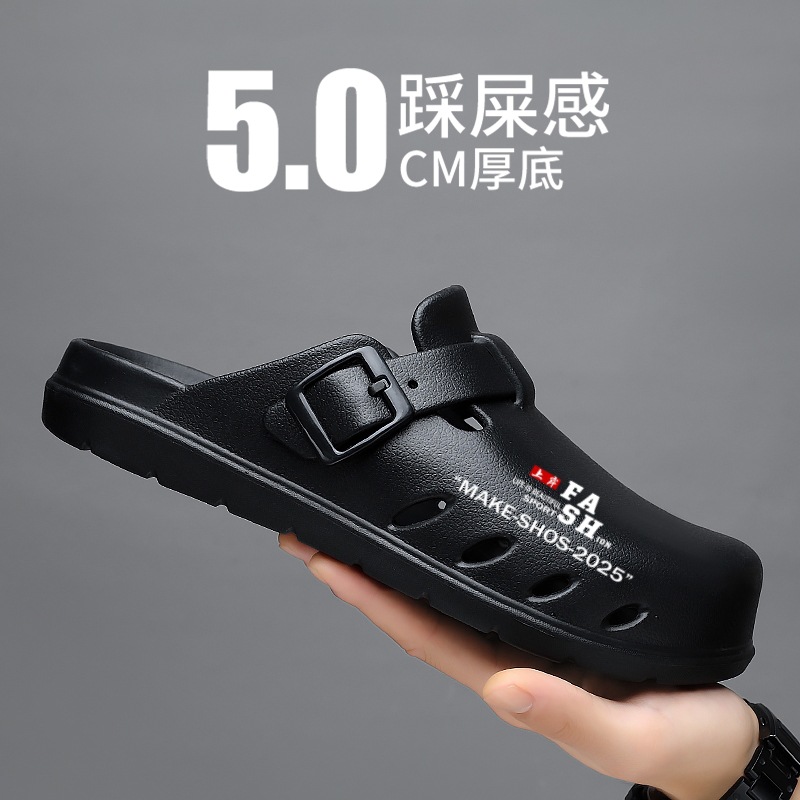 Zapatos de cocinero de verano Bocken para hombres zapatos de playa de sandalinas antideslizantes EVA al por mayor