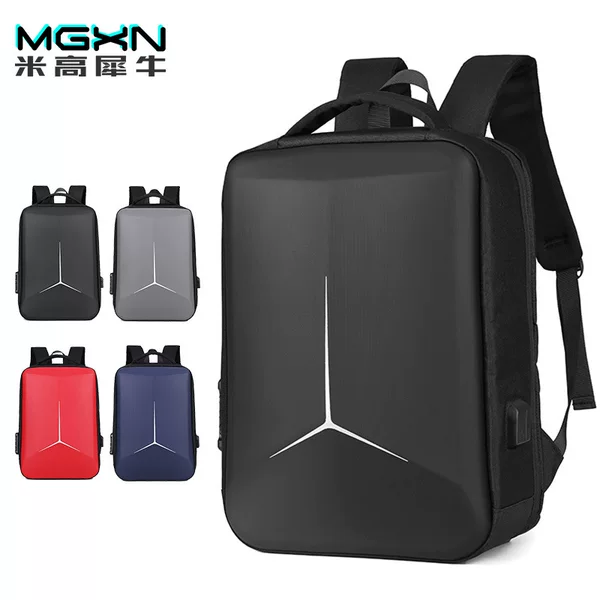 Cross-Border Fashion Men's Backpack, High-End Lightweight Hard Shell Computer Bag, Casual Travel Women's Backpack, Backpack