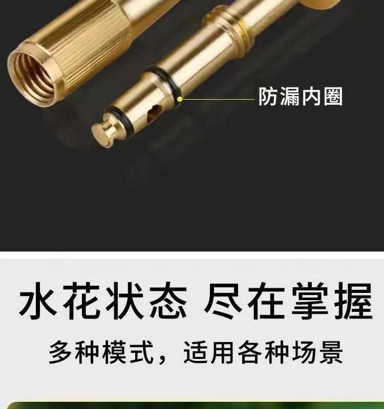 Suitable for car washing high pressure water gun shower direct spray type direct plug water gun household nozzle high pressure car washing water gun suit