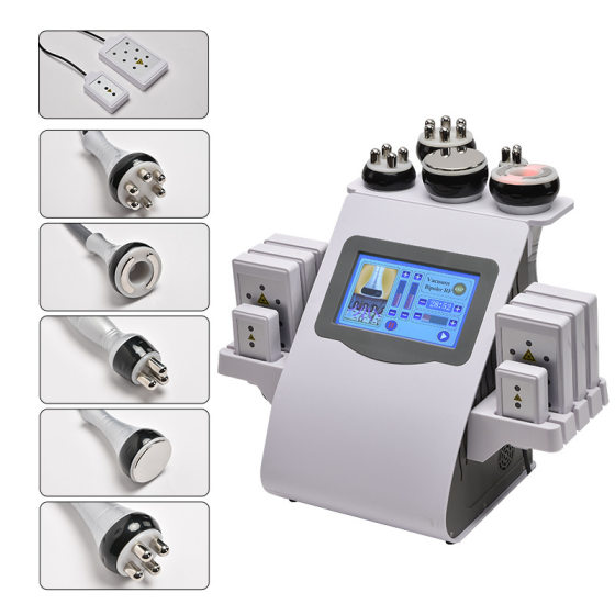 Six-in-one 40K slimming instrument shaping beauty instrument beauty salon home facial body care instrument cross-border