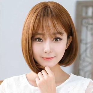 Hot Selling Wig for Women with Short Hair, Bobo, Face Shaping, Natural Girl, Realistic Full Head Wig Factory Wholesale