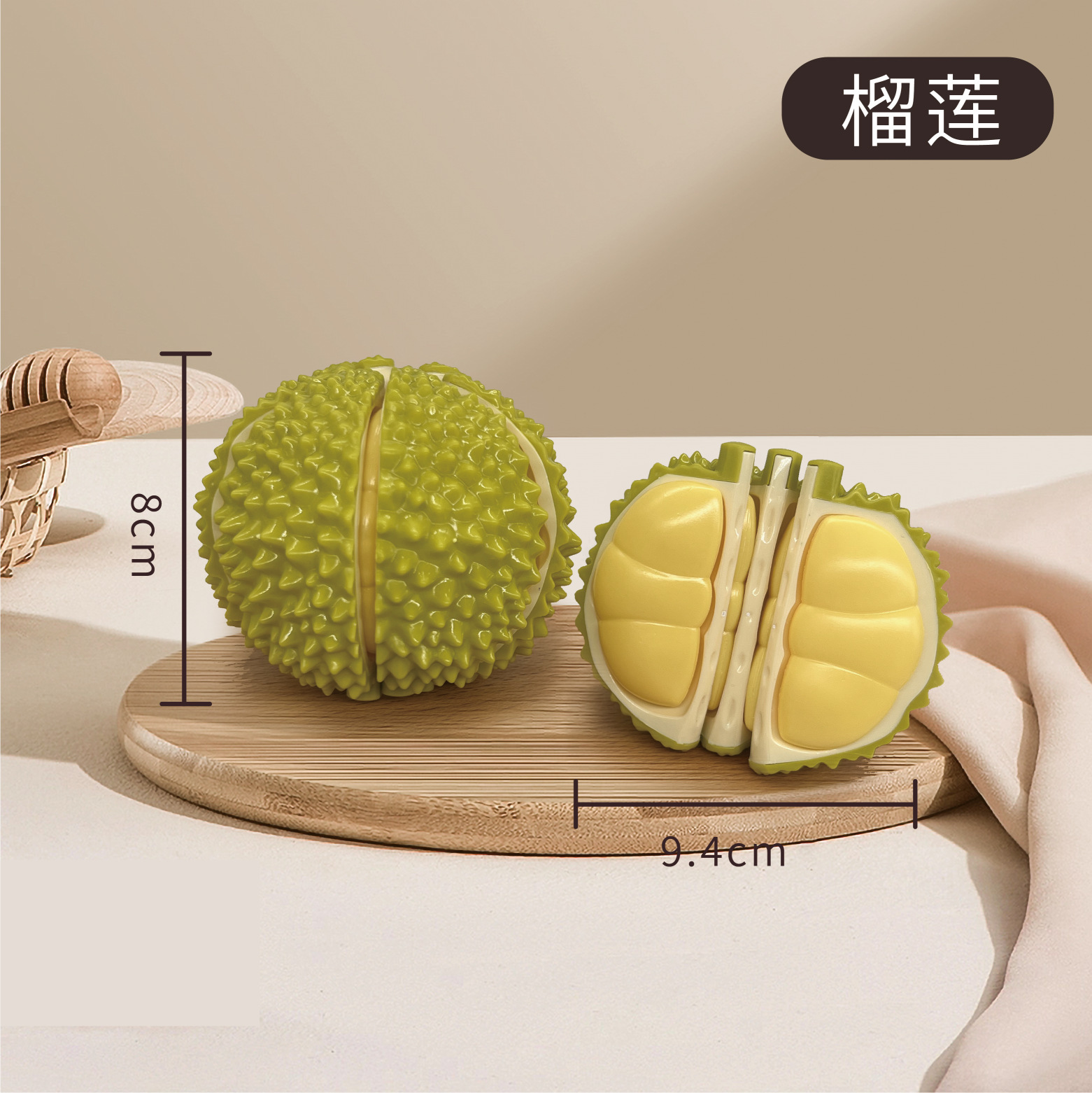 Frutas y verduras a granel que se pueden pelar y cortar, juego de simulación de durian, juego de accesorios de juguete de comida rápida para cortar frutas y verduras para niños