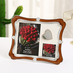 Amazon European-style picture frame creative retro wedding photo studio creative display stand cross-border picture frame photo stand home decoration