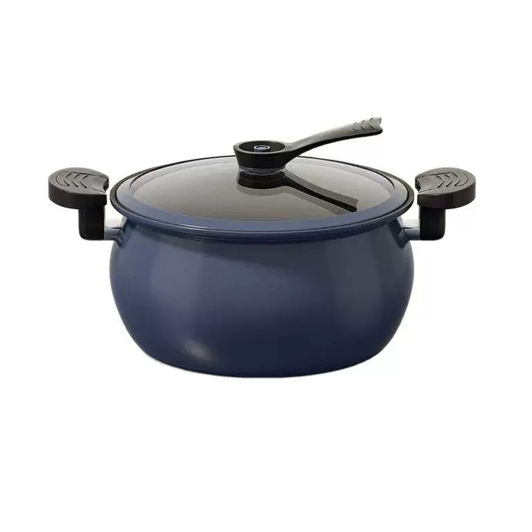 胖墩墩微压锅家用多功能压力锅炖锅燃气电磁炉通用汤锅焖锅8L汤锅