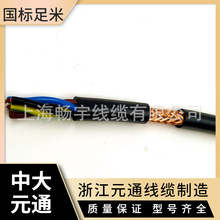 WDZA-RYYP低烟无卤阻燃屏蔽电线电缆 信号控制铜网编织 中大元通