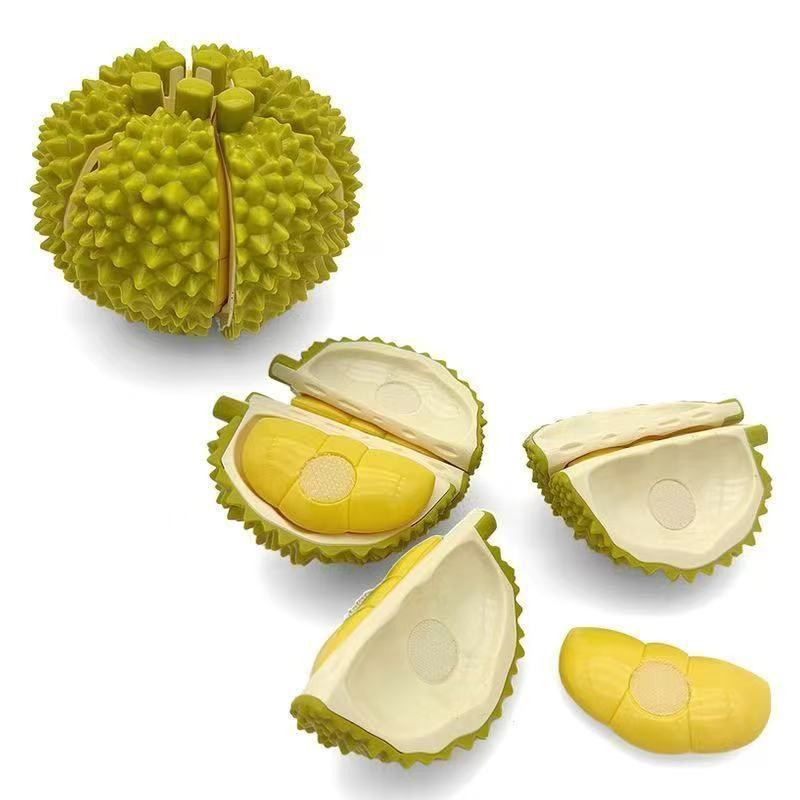 Frutas y verduras a granel que se pueden pelar y cortar, juego de simulación de durian, juego de accesorios de juguete de comida rápida para cortar frutas y verduras para niños