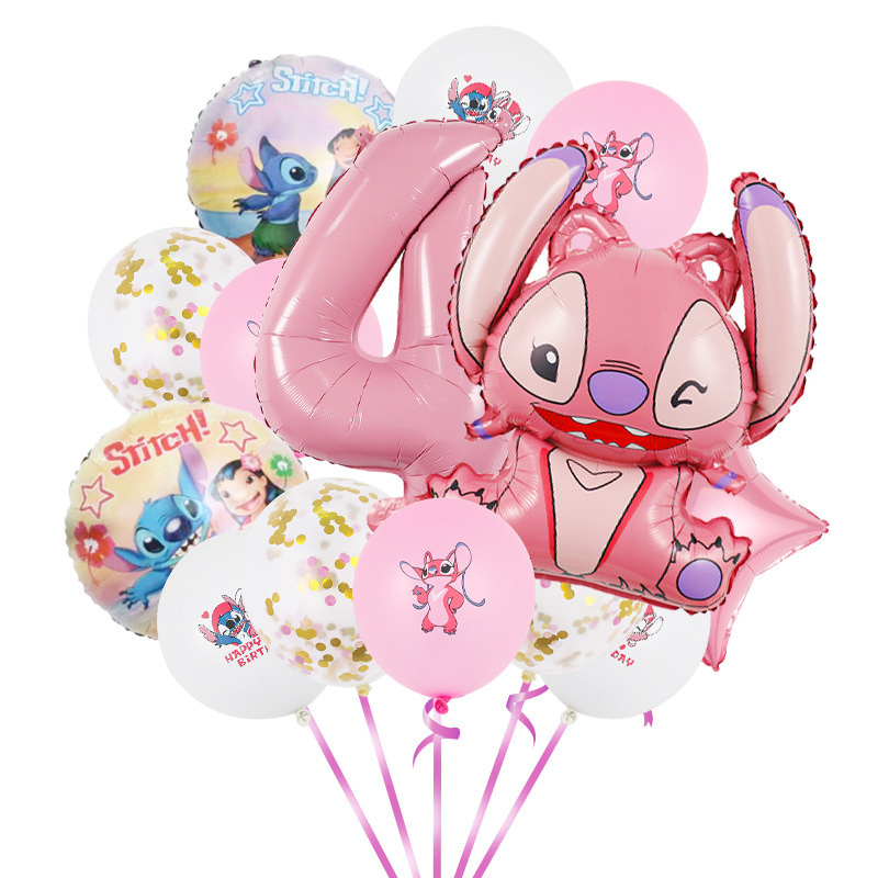 Dibujos animados de dibujos animados estrella de dibujos animados bebé puntada globo traje de juguete para niños decoración de fiesta de cumpleaños globo