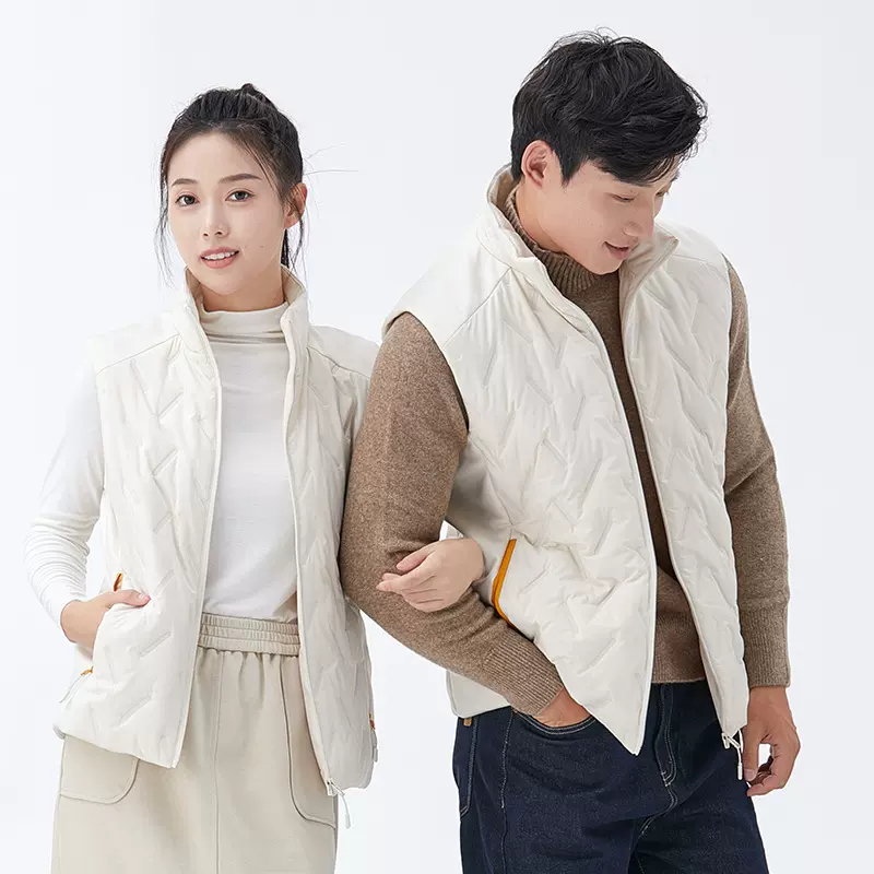 日系棉衣马甲男女秋冬加厚立领棉服坎肩保暖宽松休闲背心外套潮