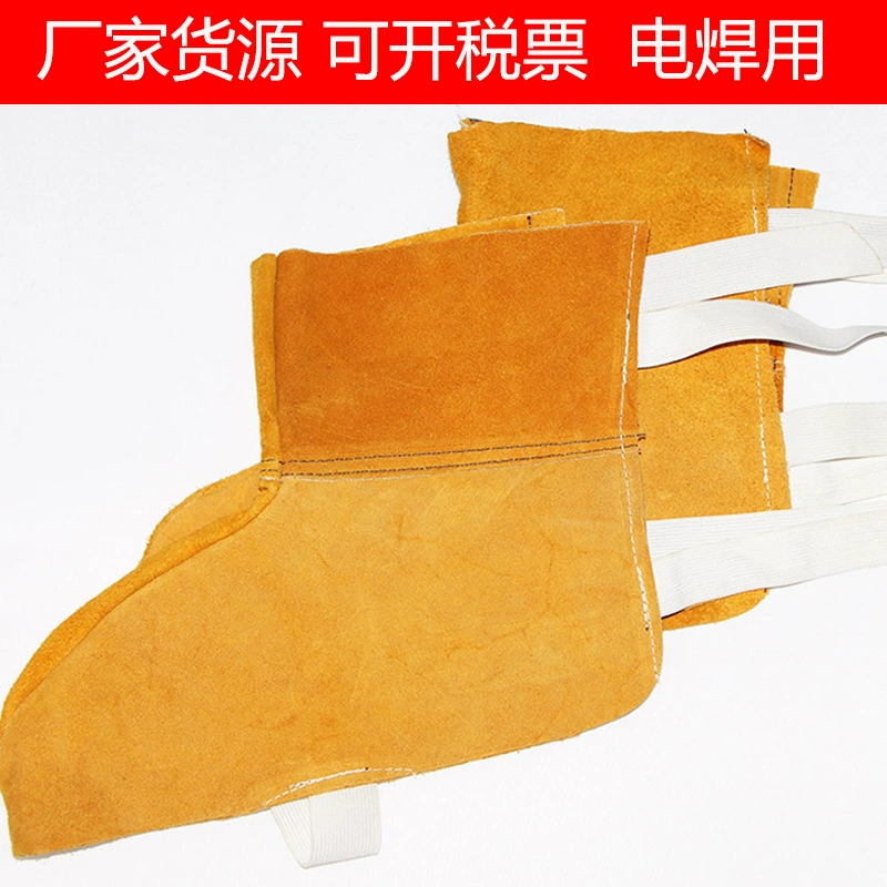 Защита ног сварщика из воловьей кожи производители оптом сварочная Защита ног из воловьей кожи Расширенная защита для ног сварщика Короткая Защита ног