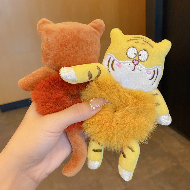 Plush hair rope