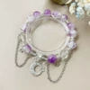 S080-Starry Moon Purple Bracelet#SZ642