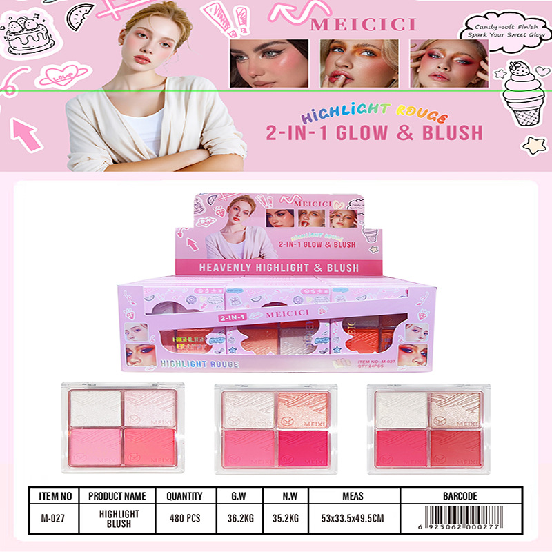 Nuevo comercio exterior transfronterizo mejora blush nueve colores perla mate multicolor bandeja de sombra de ojos en stock al por mayor EYE SHADOW