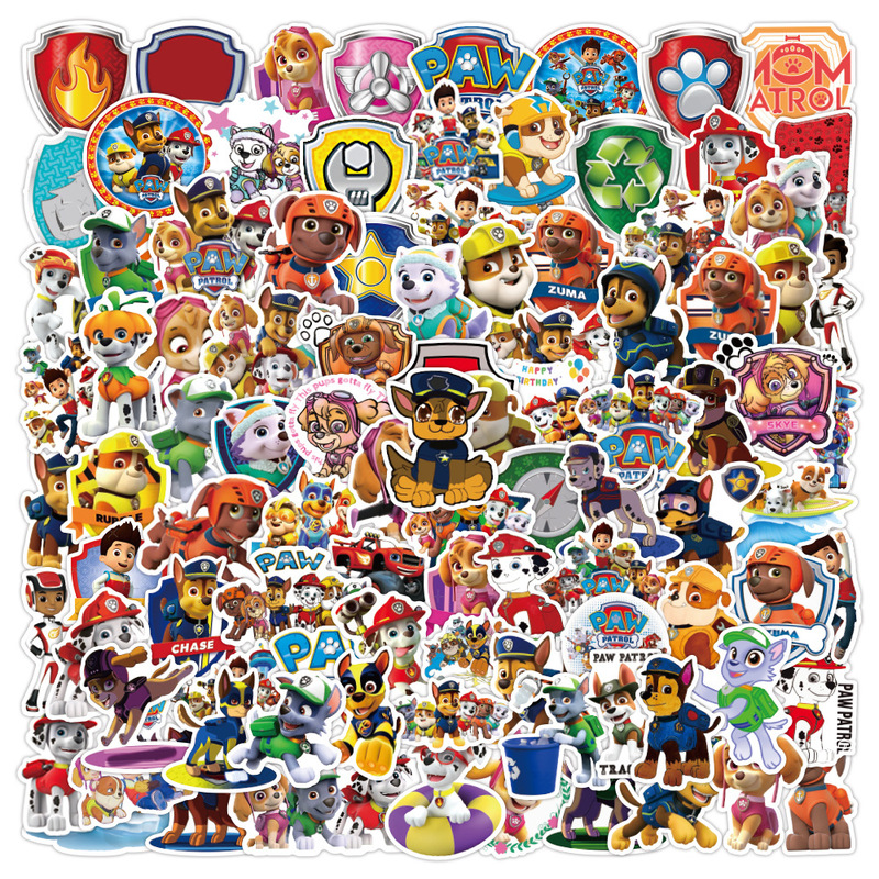 100 Wang Wang team stickers cross-border best selling cartoon graffiti stickers water cup mobile phone case waterproof decoration wholesale