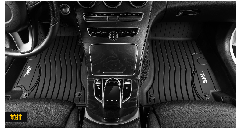3W Full TPE Floor Mats For Mercedes-Benz C260L E300L GLA200 GLC260 CLACLS GT
