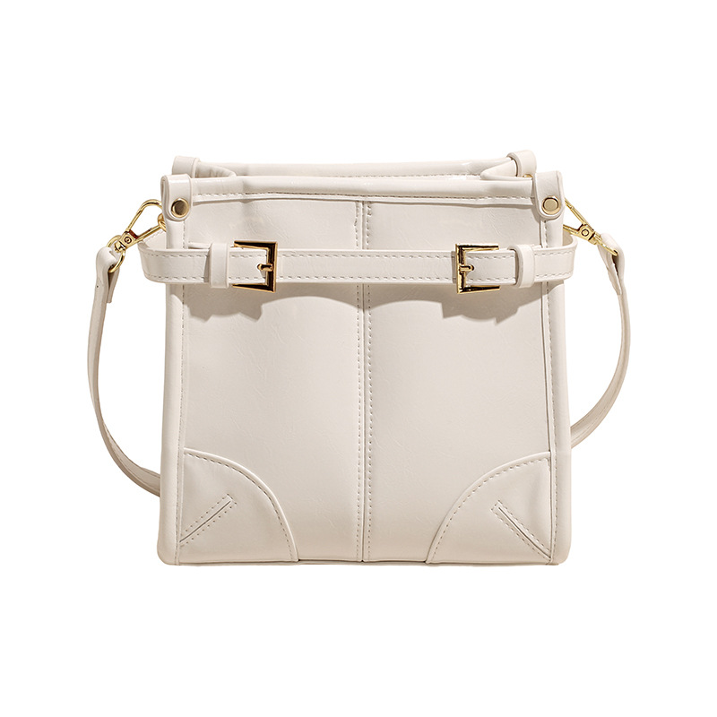 Bolsa de brazo retro ultrafuego transfronteriza coreana ligera de lujo, piel de cera de aceite, sensación cotidiana de bolso cuadrado, bolso de hombro de moda extranjera, sensación de gripe image 6